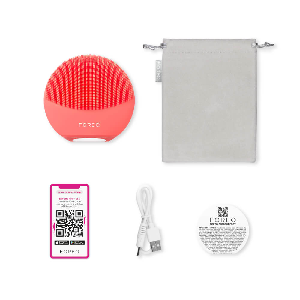 เครื่องล้างหน้า FOREO ลูน่า 4 มินิ Coral